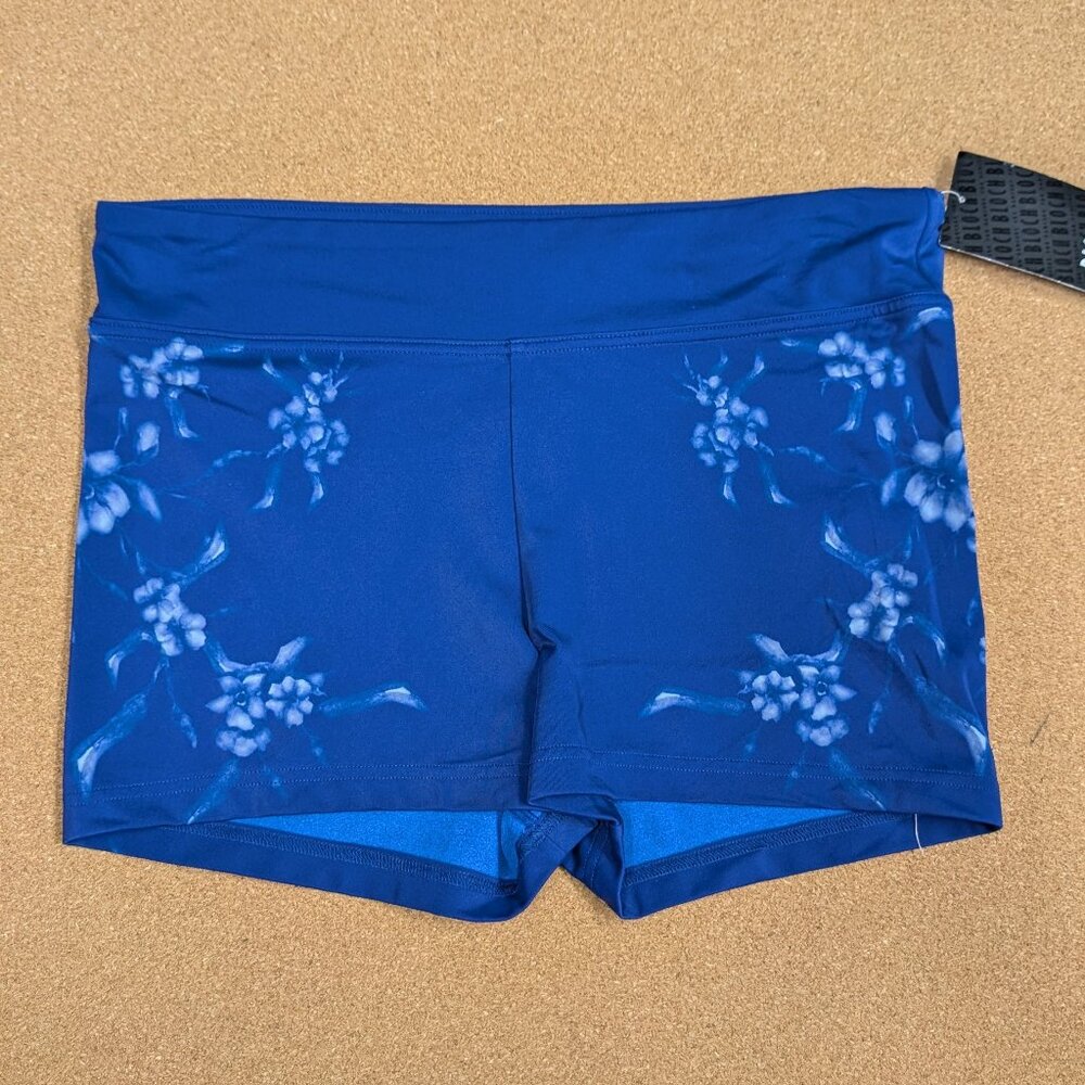 Bloch Women's Blue Wide Waisted Shorts